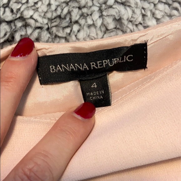Like new Sz 4 Banana Republic lined pink ruffle skirt - Picture 7 of 9